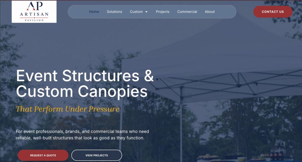 Artisan Pavilion rebrand