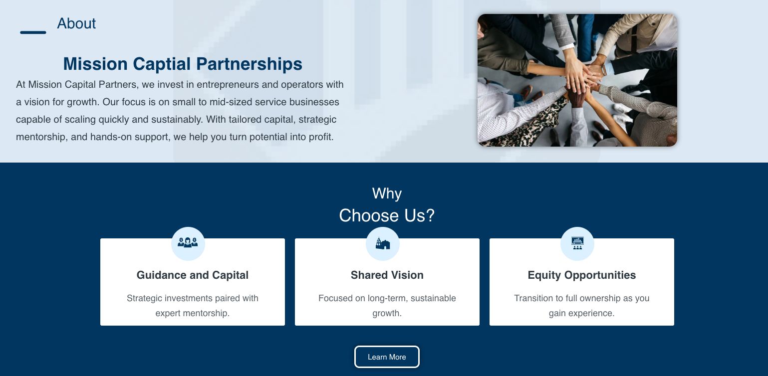 Mission Capital Partners website